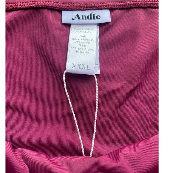 Andie SWIM The Bikini Bottom Plum XXXL NWT - Picture 5 of 6